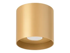 Lámparas de techo Shiis minimalista de aluminio - 1 fuentes luminosas 4000K - L.12 x A.11 cm - dorado
