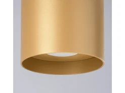 Lámparas de techo Shiis minimalista de aluminio - 1 fuentes luminosas 4000K - L.12 x A.11 cm - dorado
