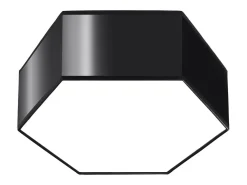 Lámparas de techo Solinia moderno de CLORURO DE POLIVINILO - 2 fuentes luminosas 4000K - L.30,5 x A.11,5 cm - negro