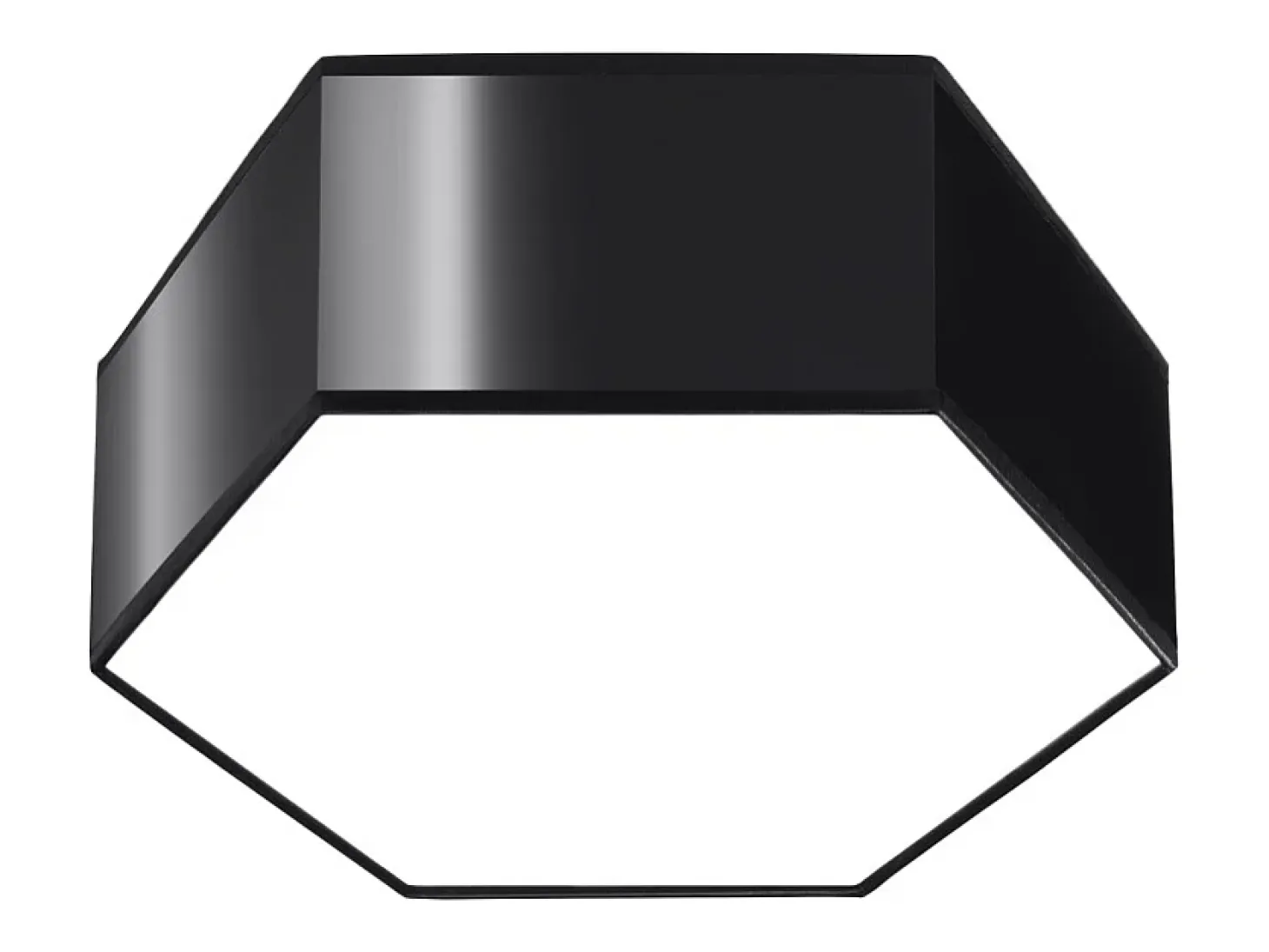 Lámparas de techo Solinia moderno de CLORURO DE POLIVINILO - 2 fuentes luminosas 4000K - L.30,5 x A.11,5 cm - negro