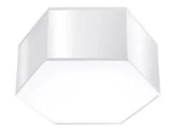 Lámparas de techo Solinia moderno de CLORURO DE POLIVINILO - 2 fuentes luminosas 4000K - L.30,5 x A.13,5 cm - blanco