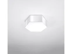 Lámparas de techo Solinia moderno de CLORURO DE POLIVINILO - 2 fuentes luminosas 3000K - L.30,5 x A.11,5 cm - blanco