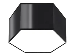Lámparas de techo Solinia moderno de CLORURO DE POLIVINILO - 2 fuentes luminosas 3000K - L.30,5 x A.15,5 cm - negro