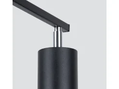 Lámparas de techo Torim minimalista de acero - 3 fuentes luminosas 3000K - L.46 x A.20 cm - negro