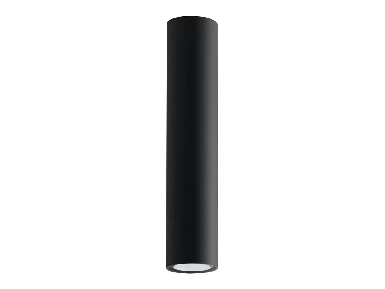 Lámparas de techo Toris moderno de acero - 1 fuentes luminosas 4000K - L.6 x A.30 cm - negro