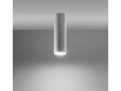 Lámparas de techo Toris moderno de acero - 1 fuentes luminosas 4000K - L.6 x A.20 cm - blanco