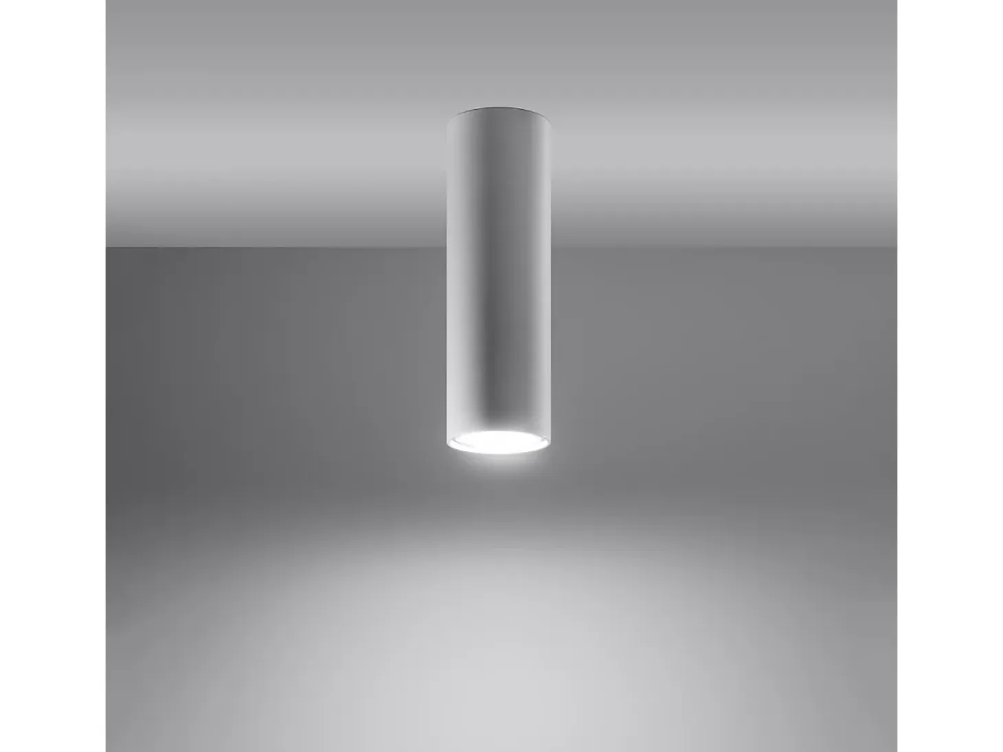 Lámparas de techo Toris moderno de acero - 1 fuentes luminosas 4000K - L.6 x A.20 cm - blanco
