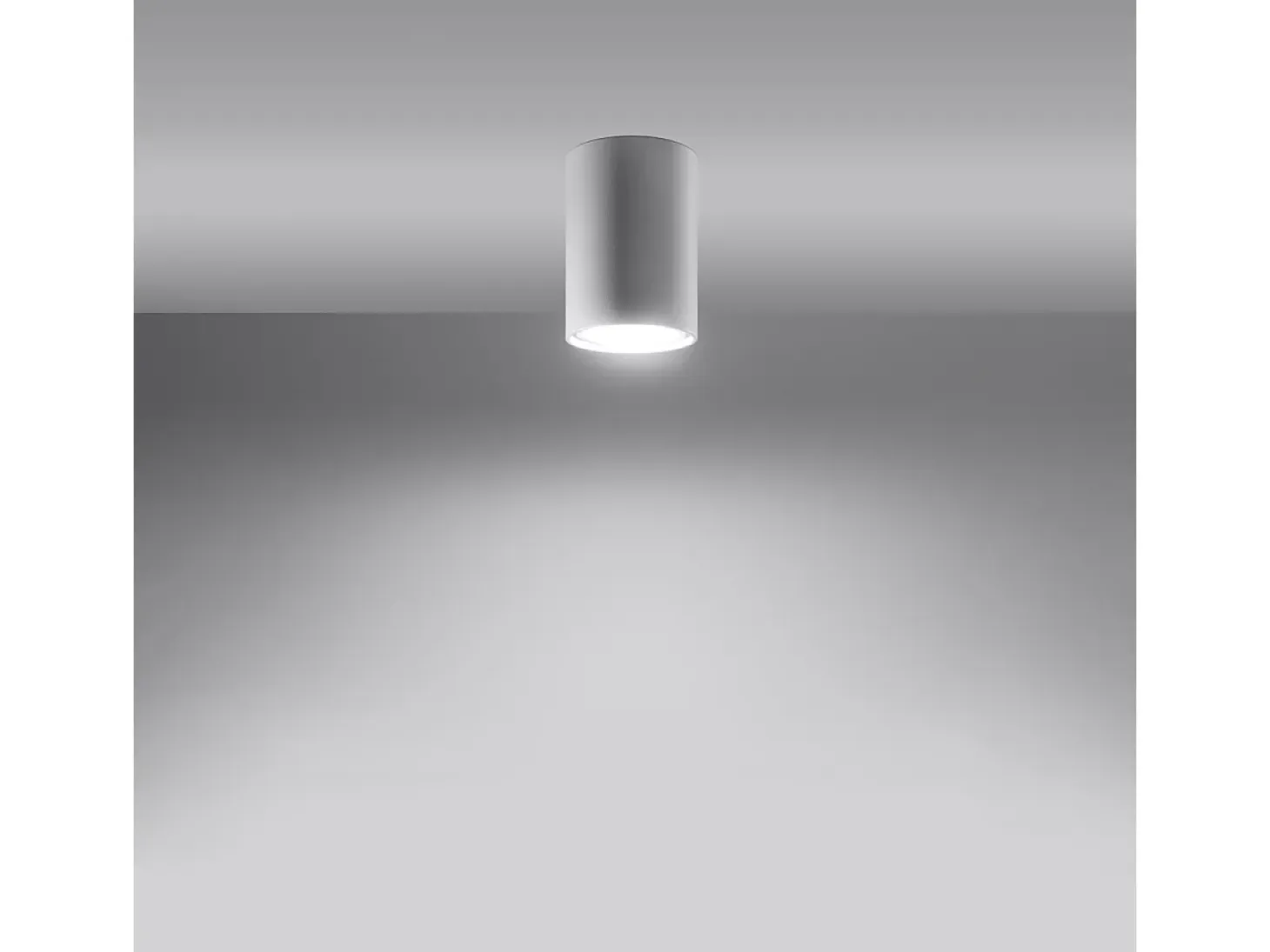 Lámparas de techo Toris moderno de acero - 1 fuentes luminosas 4000K - L.6 x A.10 cm - blanco