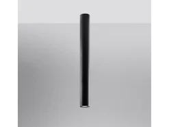 Lámparas de techo Toris moderno de acero - 1 fuentes luminosas 3000K - L.6 x A.60 cm - negro