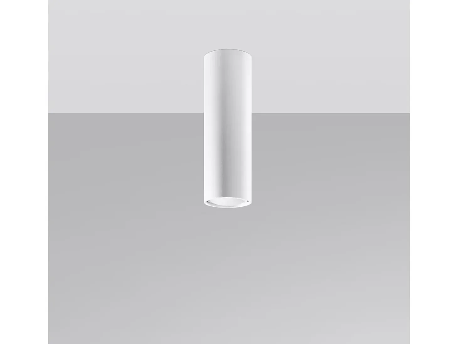 Lámparas de techo Toris moderno de acero - 1 fuentes luminosas 3000K - L.6 x A.20 cm - blanco