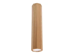 Lámparas de techo Xenor escandinavo de madera - 1 fuentes luminosas 4000K - L.6 x A.30 cm - roble