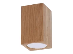 Lámparas de techo Zezu escandinavo de madera - 1 fuentes luminosas 4000K - L.6 x A.10 cm - roble
