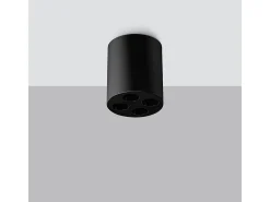 Lámparas De Techo Zoe Minimalista De Aluminio - 4 Fuentes Luminosas - L.7,2 X A.8,3 Cm - Negro