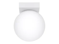 Lámparas de techo Zynfi moderno de acero/vidrio - 1 fuentes luminosas 4000K - L.12 x A.14,5 cm - blanco