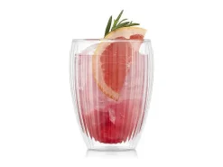 Lote 2 Vasos Doble Pared 32cl Pavina Rayados Bodum - Set 2 Vasos 12249-10