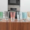 Lote de 6 vasos de colores 300ml multicolor