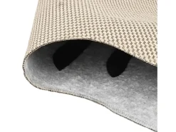 Luut Alfombra lavable antideslizante cebra blanco y negro 120x170 cm