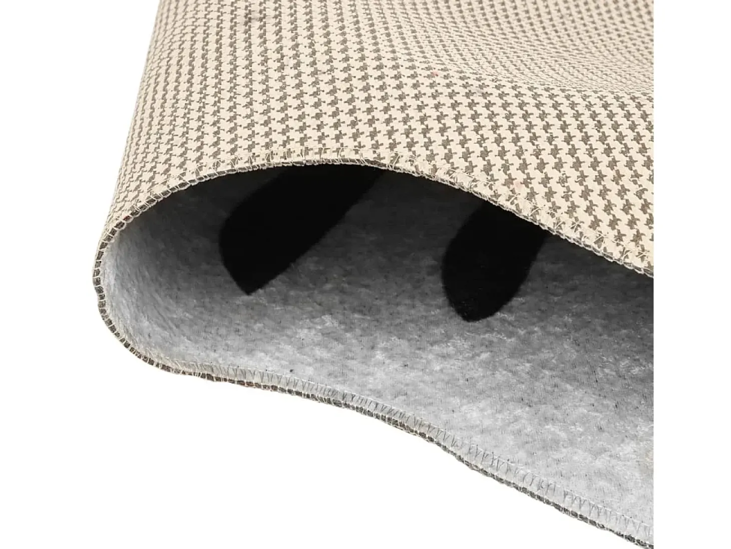 Luut Alfombra lavable antideslizante cebra blanco y negro 120x170 cm