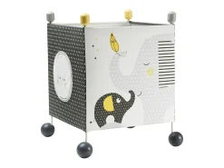 Luz infantil de algodón gris