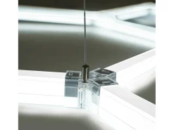 Luz LED hexagonal 10 panales y borde Detalle del coche Garaje Taller Gimnasio Panal