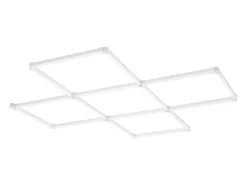 Luzes de Garage SucceBuy Cuadradas a LED 22 000 lm 5 Rejas para Iluminación de Detalle de Auto