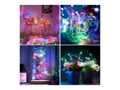 100M 600 LED Guirlande lumineuse Carnaval Mariage Extérieur Intérieur Jardin Éclairage, Multicolore