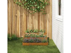 Maceta para Jardín | Jardinera | Macetero Oxidado 90 x 90 x 35 cm Acero oxidado