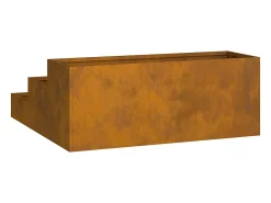 Maceta para Jardín | Jardinera | Macetero Oxidado 90 x 90 x 35 cm Acero oxidado