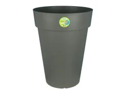 Maceta Soleilla - Redonda Ø 40 x 53 cm - Gris brillante -