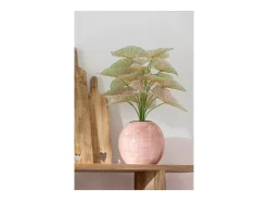 Macetero de cerámica rosa 24*24*21 cm