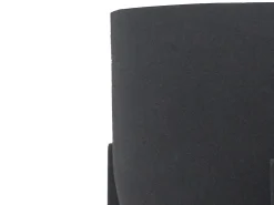 Macetero de pie de metal - D. 18 x Alt. 25,5 cm - Negro mate - ZARIWI