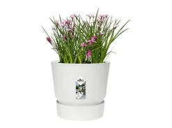 Macetero redondo 30 - Exterior Ø 29,5 x 27,8 cm - Blanco