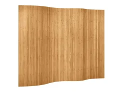 Mampara de bambú natural 250x165 cm