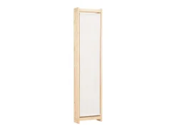 Mampara divisoria de 4 paneles Crema 160x170x4 cm Tela