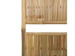 Mampara divisoria de bambú de 3 paneles 120x180 cm