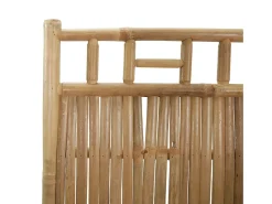 Mampara divisoria de bambú de 5 paneles 200x180 cm
