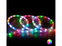 Manguera LED Redonda 220V AC 36 LED/m RGB IP65 Corte 100 cm a Medida RGB 4 m