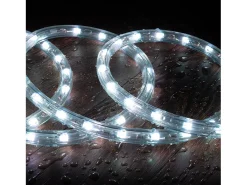 Manguera LED Redonda 220V AC 36 LED/m RGB IP65 Corte 100 cm a Medida RGB 5 m