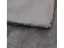 Manta con peso con funda tela gris 152x203 cm 11 kg ES286072