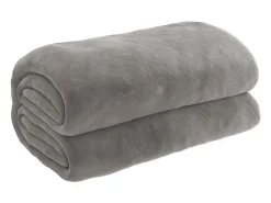 Manta con peso con funda tela gris 135x200 cm 10 kg ES610566