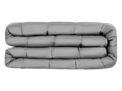 Manta con Peso SucceBuy, Edredón Pesado 223,5 x 264 cm, 11,5 kg, con Perlas de Vidrio, Apto para Personas de 113-140 kg, para Aliviar la Ansiedad y el Estrés, Gris