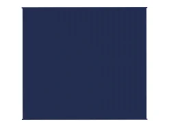 Manta con peso tela azul 200x230 cm 9 kg ES694591