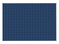 Manta con peso tela azul 140x200 cm 6 kg ES666116