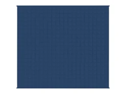 Manta con peso tela azul 220x240 cm 15 kg ES191605