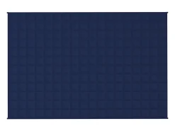 Manta con peso tela azul 120x180 cm 5 kg ES999056