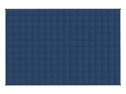 Manta con peso tela azul 120x180 cm 9 kg ES335249