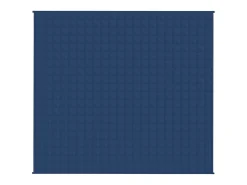 Manta con peso tela azul 200x220 cm 9 kg ES572019
