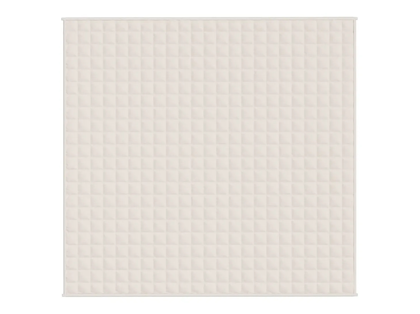 Manta con peso tela color crema claro 220x230 cm 11 kg ES617825
