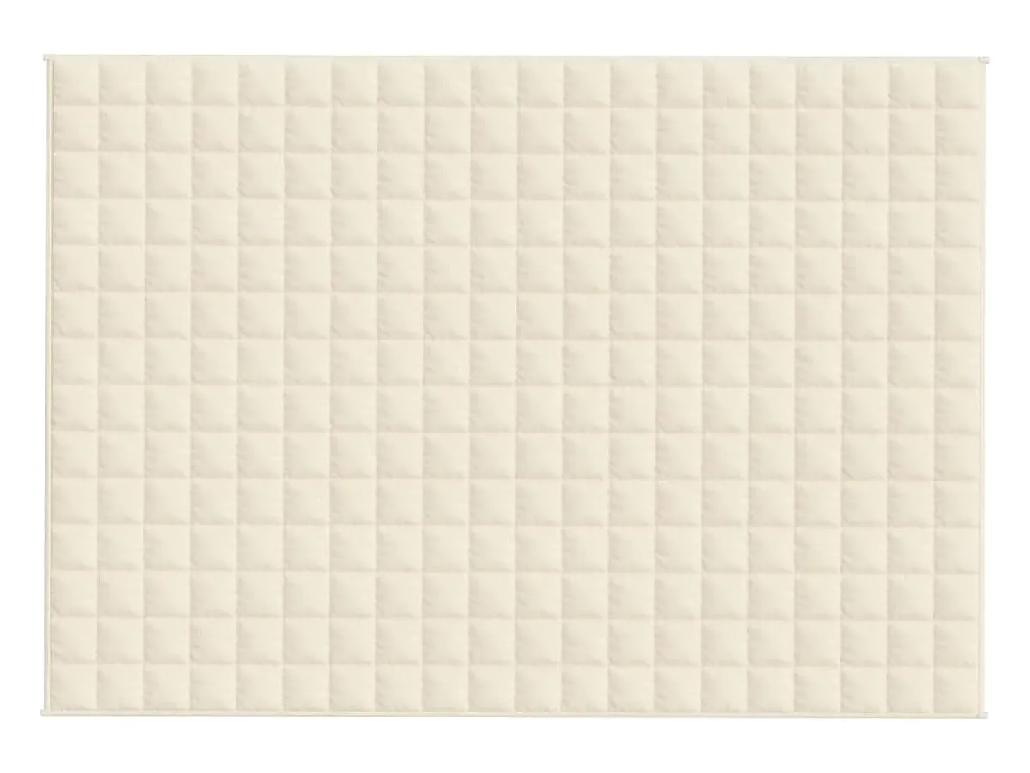 Manta con peso tela color crema claro 137x200 cm 10 kg ES547962