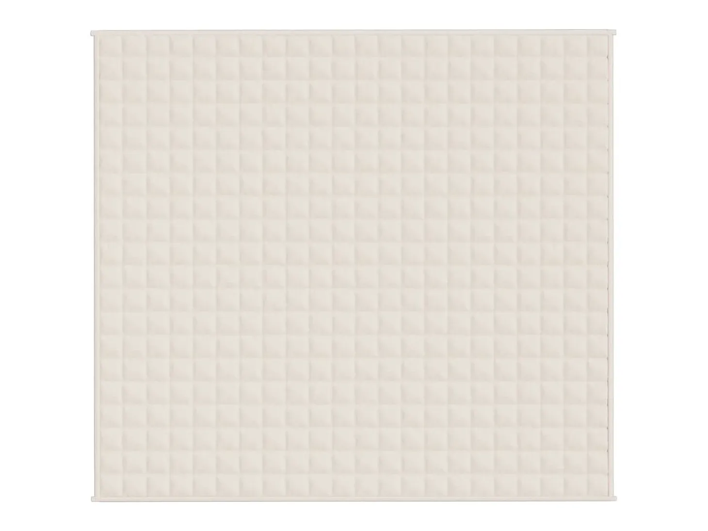 Manta con peso tela color crema claro 200x220 cm 9 kg ES831536